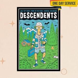 Descendents July 19 2025 Punk In The Park Denver Co Event Poster